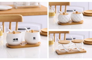 廚房收納的藝術(shù) 家用陶瓷調(diào)味罐三件套的實用與美學(xué)
